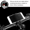 360 Rotate Aluminum Alloy Motorcycle Bicycle Phone Holder Anti-slip Bracket Support GPS Clip Bike Phone Stand for Phone