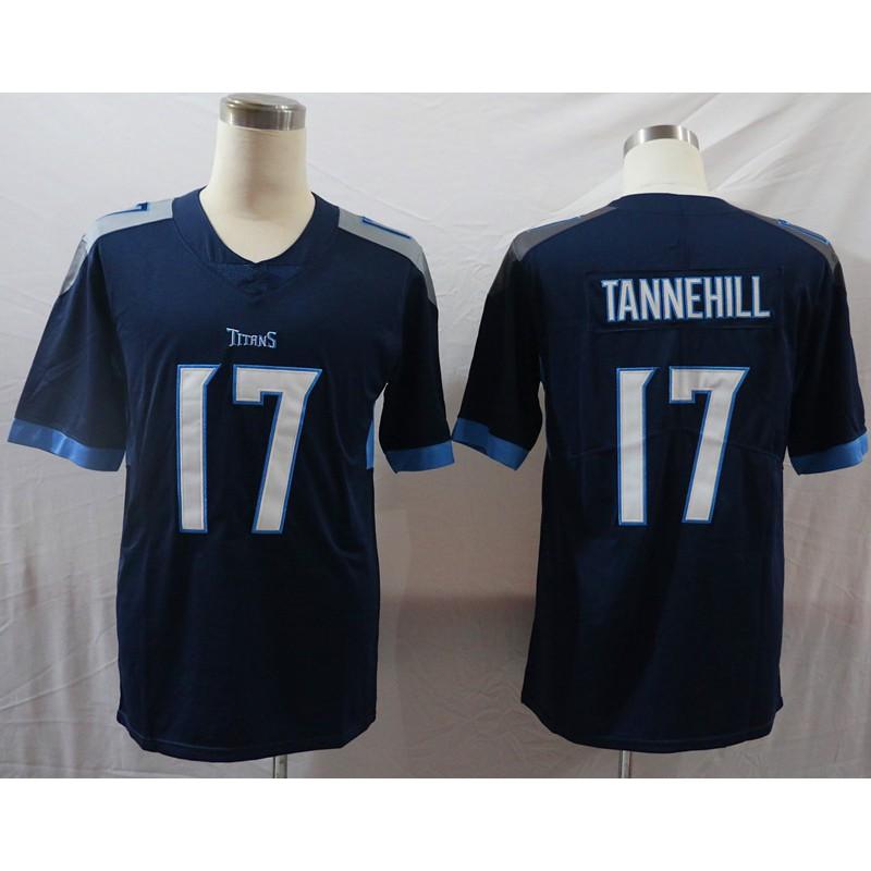 NFL Tennessee Titans Custom Embroidered Football Jersey Men Women Sportswear Lightweight Cotton Blend Team Apparel