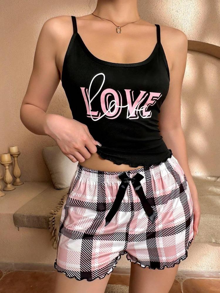 

European American Milk Silk Pajamas Set Casual Ladies Homewear Suspender Shorts Temu XL