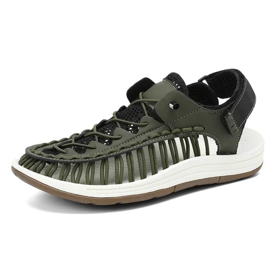 Summer New Sandals Men's Brand Designer Fashion Casual Outdoor Waders Large Size Hand-woven High Quality Beach Sandals For Men