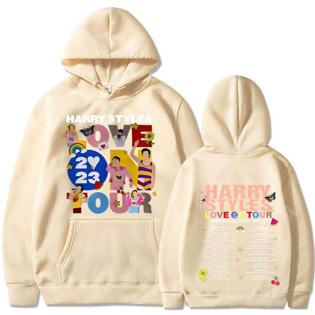 New Love on Tour Koncert Mikina Harajuku Hip Hop Velké Mikiny Unisex Y2k Oblečení Dlouhý rukáv Mikiny s kapucí Streetwear