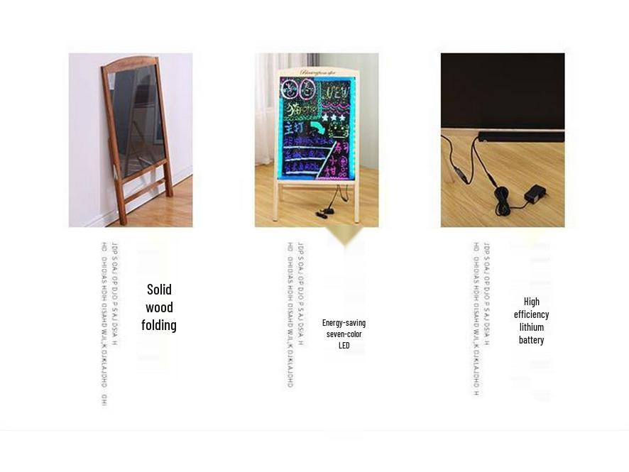 Luminous Fluorescent Blackboard for Night Market & Street Stall Advertising