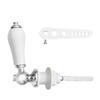 Universals Toilet Handle Flush Rod Replacement Kits Ceramic Toilet Flush Lever Handle Repair Replace Tank Flush Handles
