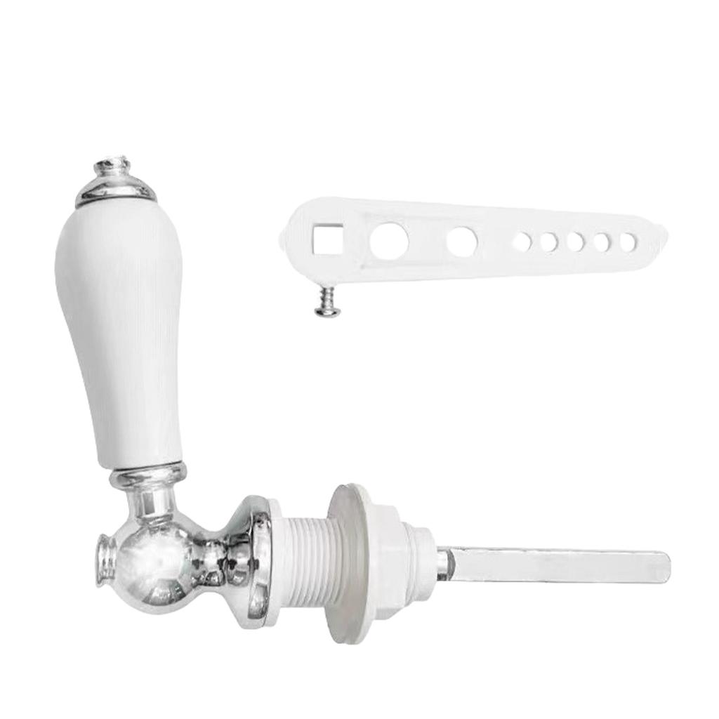 Universals Toilet Handle Flush Rod Replacement Kits Ceramic Toilet Flush Lever Handle Repair Replace Tank Flush Handles