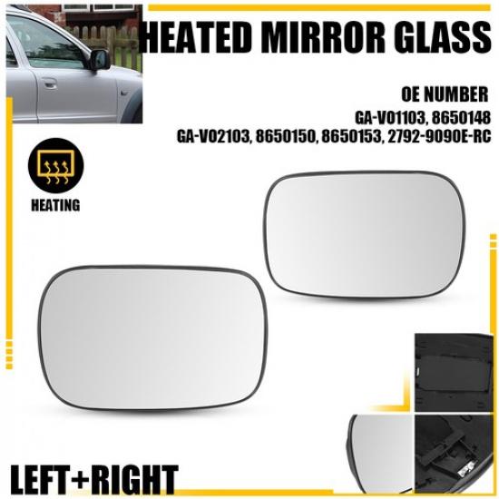 

For XC70 XC90 Volvo 2003-2006 Left&Right US Pair Mirror Heated Power Glass Clear