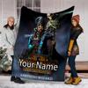 Custom Name Total War Warhammer Theme Printed Blanket - Perfect for Couch, Bed, Travel & Outdoor Use | Machine Washable, Cozy & Durable.
