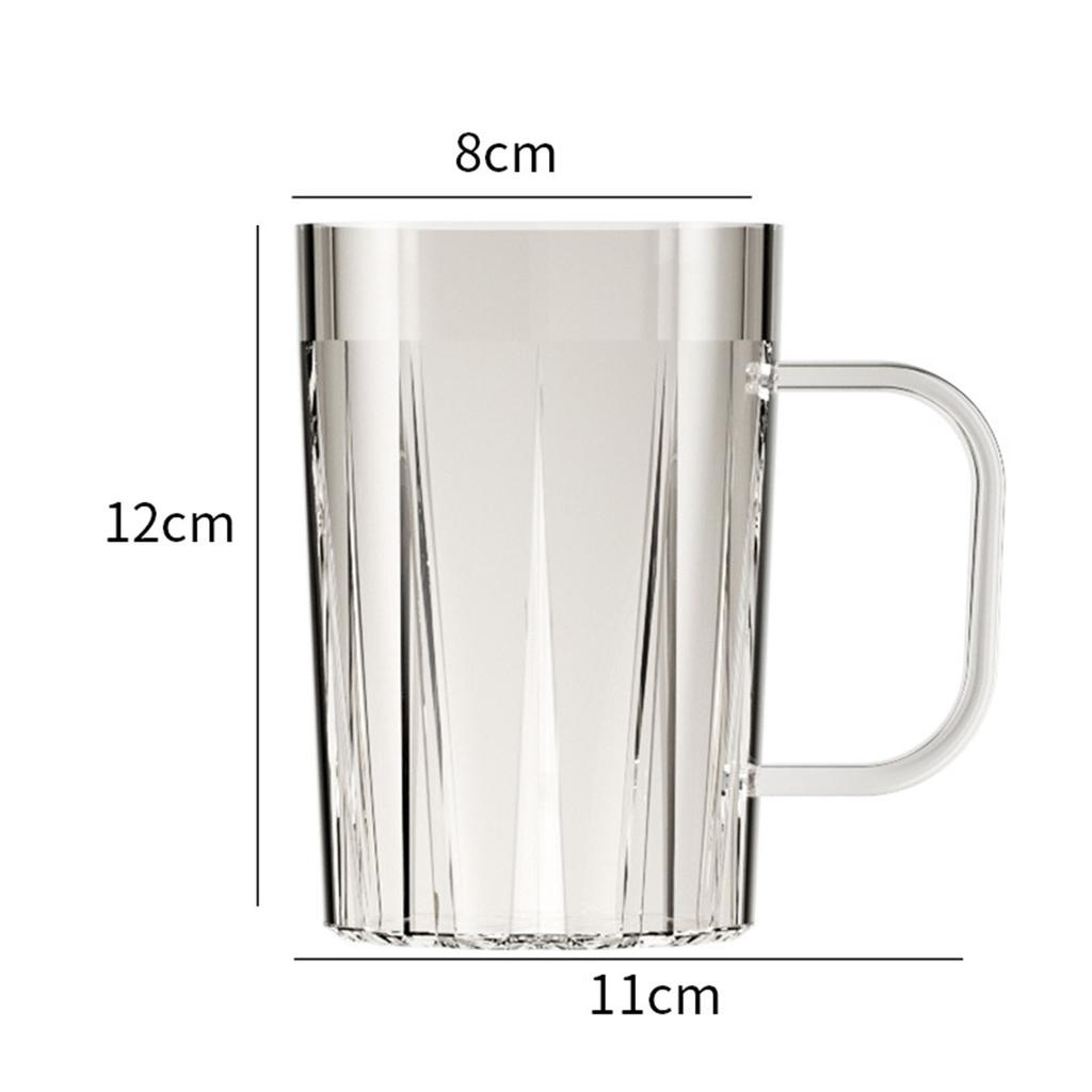 Plastic Mouthwash Cup Multipurpose Light Luxury Stylish Reusable Lightweight Portable Toothbrush Cup for Home Travel