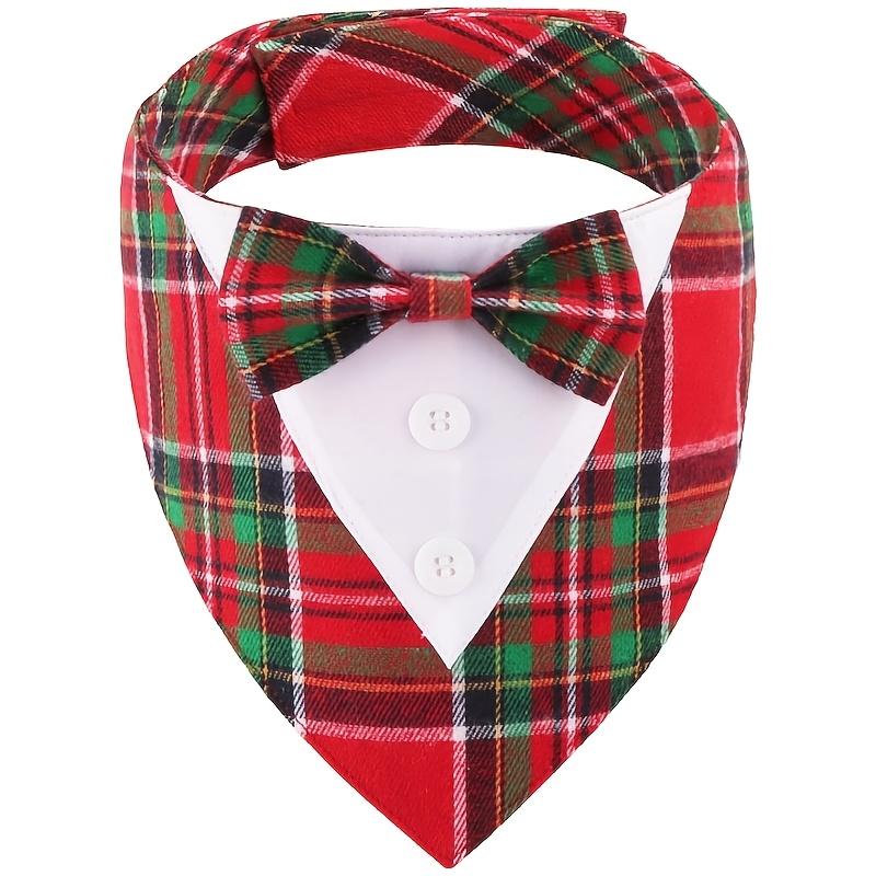 1pack Wedding Dog Tuxedo Bandanas Bow Tie Adjustable Dog Costumes for Small Dogs Pet Outfit Prince Wedding Attire Party Clothes