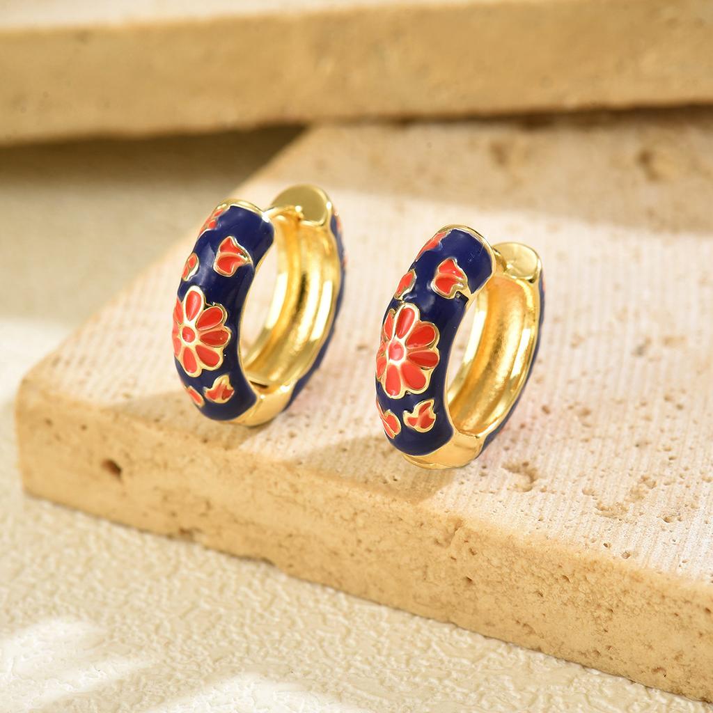 Geometric Drip Earrings  Niche Design, Diamond-encrusted Stud Earrings  Versatile and High-end Earrings