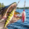 6pcs Fishing Wire Fishing Leader Rigs Stainless Steel Fishing Rigs with Snap  Lures