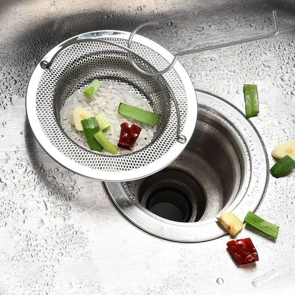 10pcs Stainless Steel Floor Drain Lifting Ring Durable Disassembly Tools Kitchen Drain Hook Easy To Clean Portability