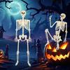 1pcs Plastic Halloween Skeleton Decor Realistic Human Bones for Haunted House Party Scary Props Hanging Terror Decoration