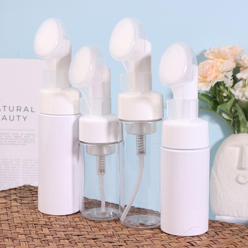 100/120/150 Pompă pentru spumă pentru spumă, dozator de săpun lichid, perie de spălat, recipient cosmetic pentru baie de îngrijire pentru curățarea feței