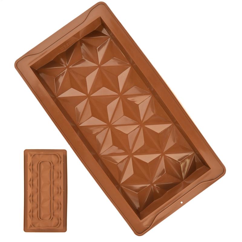 Chocolate Molds Silicone Cheesecake Pudding Butter Mould Non-Stick Candy Molds Thick Nutrition Cereal Bar Molds Food Grade