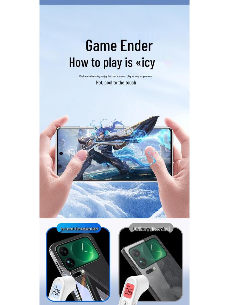 Xiaomi 17 Pro Max Handyhülle - Neue High-End, Sturzsichere Schutzhülle aus Spiegelglas