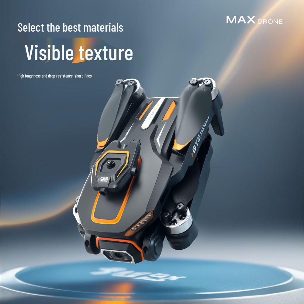 GT5 Drone with Brushless Motor, Optical Flow, Obstacle Avoidance, Remote Control, and Aerial Photography Capability.