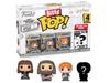 Figurines - Bitty Pop! - Harry Potter - Pack De 4 - Hermione En Robe - 2,5 Cm