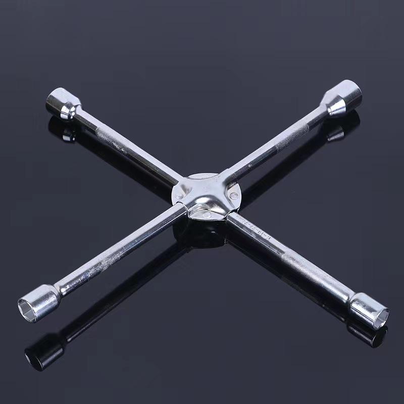 4-Way Car Tire Wrench - Extended Labor-Saving Disassembly Tool