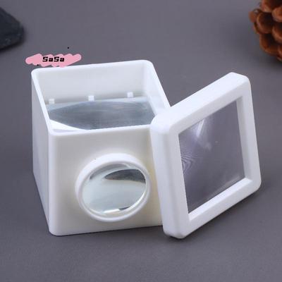 1 unidad Nuevos Regalos Visor a Nivel de Cintura Hecho a Mano Impresión 3D Bricolaje 50 Lente Óptica Visor Portátil Lente del Visor