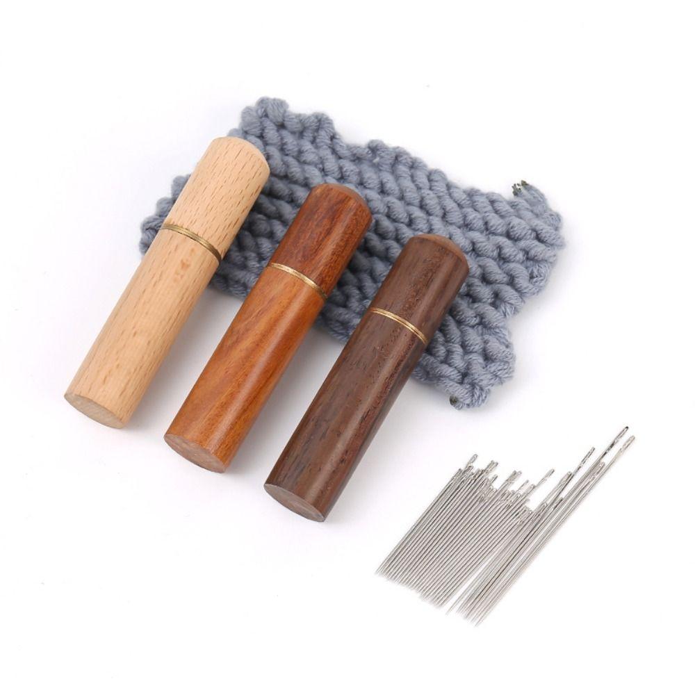Stainless Steel Blind Sewing Needle Self-Threading Needle Hand Sewing Needle Clothing Mending