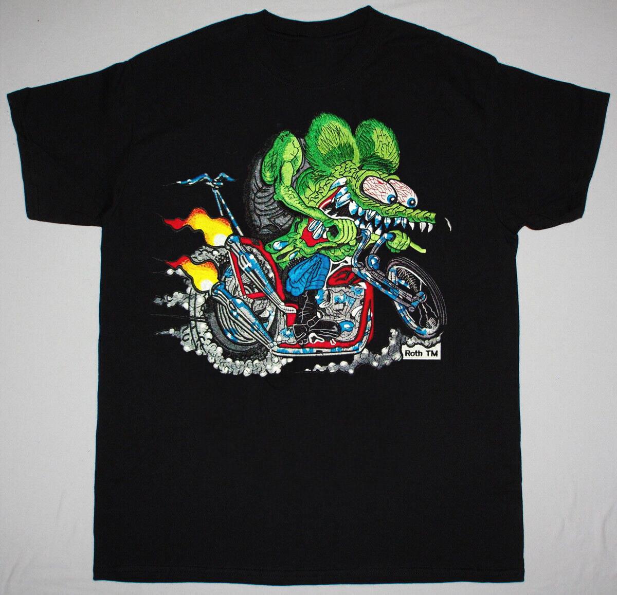 

NEW ED ROTH RAT FINK Black All Size S-4XL Shirt S