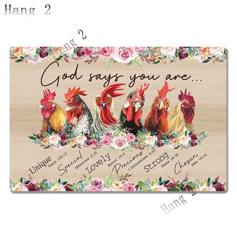 Funny Chicken Coop Sign Slow Chickens At Play Caution Vintage Chicken Warning Tin Signs for Farmhouse Gate Fence Wall 8x12 Inch