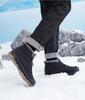 Unisex Winter Snow Boots - Warm, Non-slip, Mid-top, Velvet-lined