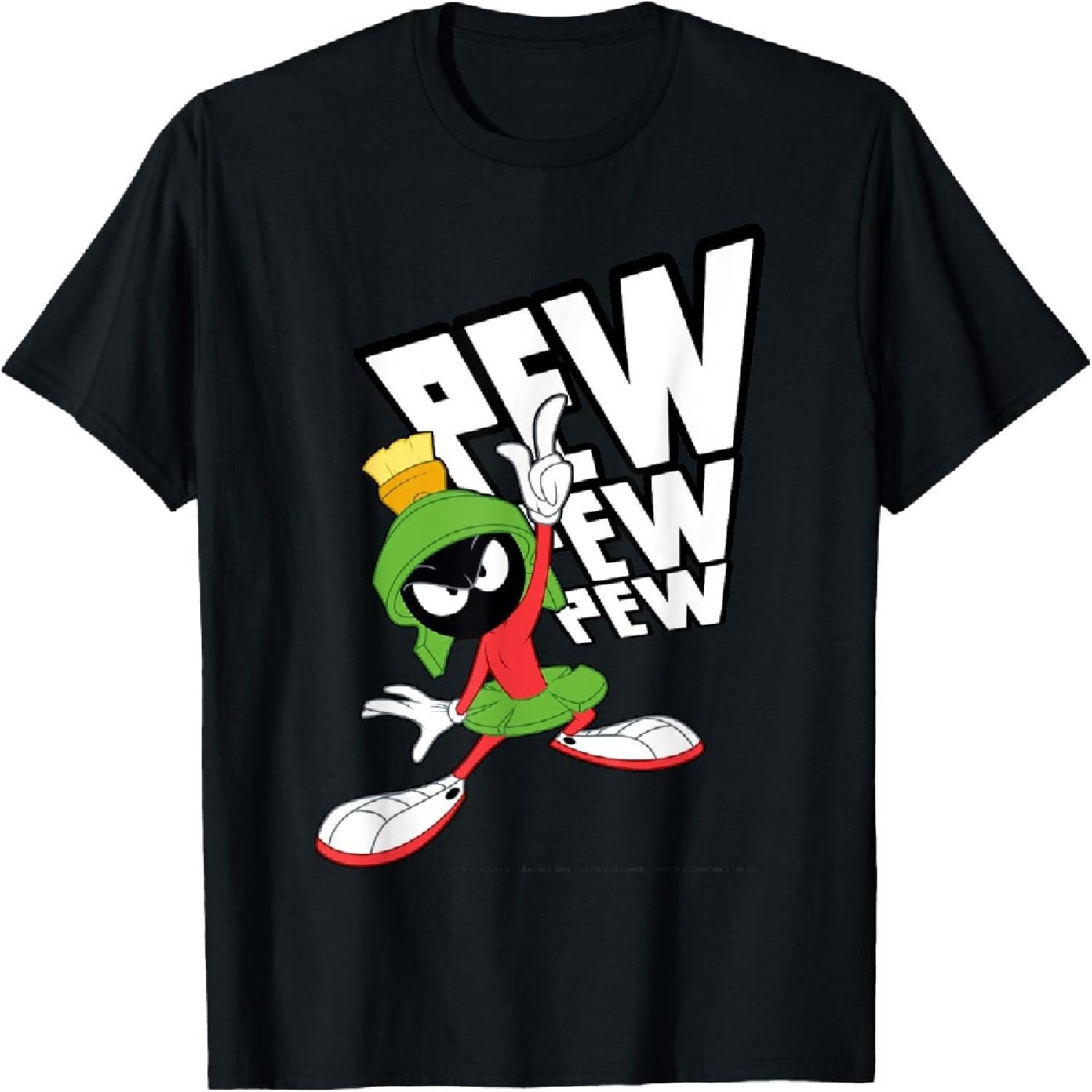 Looney Tunes Marvin The Martian Pew Pew Pew T-Shirt S разноцветный