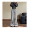 Micro-pull Sweatpants Women's Spring and Autumn Models New High-waisted and Thin Flared Pants Casual Sweater Pants