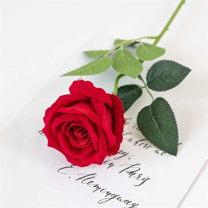 

5/10Pcs Artificial Flowers Bouquet Beautiful Silk Roses Wedding Home Table Decor Arrange Fake Plants Valentine s Day Present Diy 5PCS красный