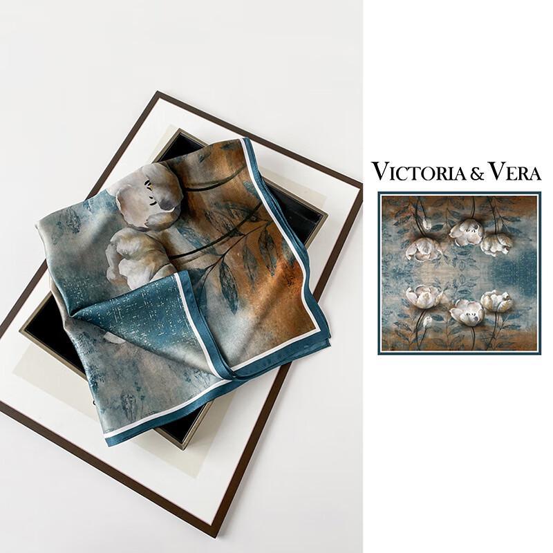 VICTORIA&VERA British Style Mulberry Silk Scarf