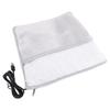 Electric Foot Warmer Grey USB Fast Heating Flannel Electric Feet Heating Pad for Home Travel