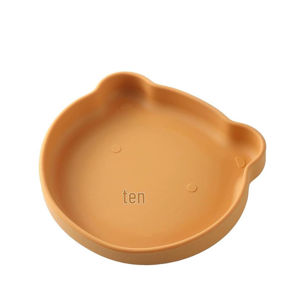 Children's Silicone Bear Bowl - Suction Base, Anti-Fall, Perfect for Baby Training & Complementary Food