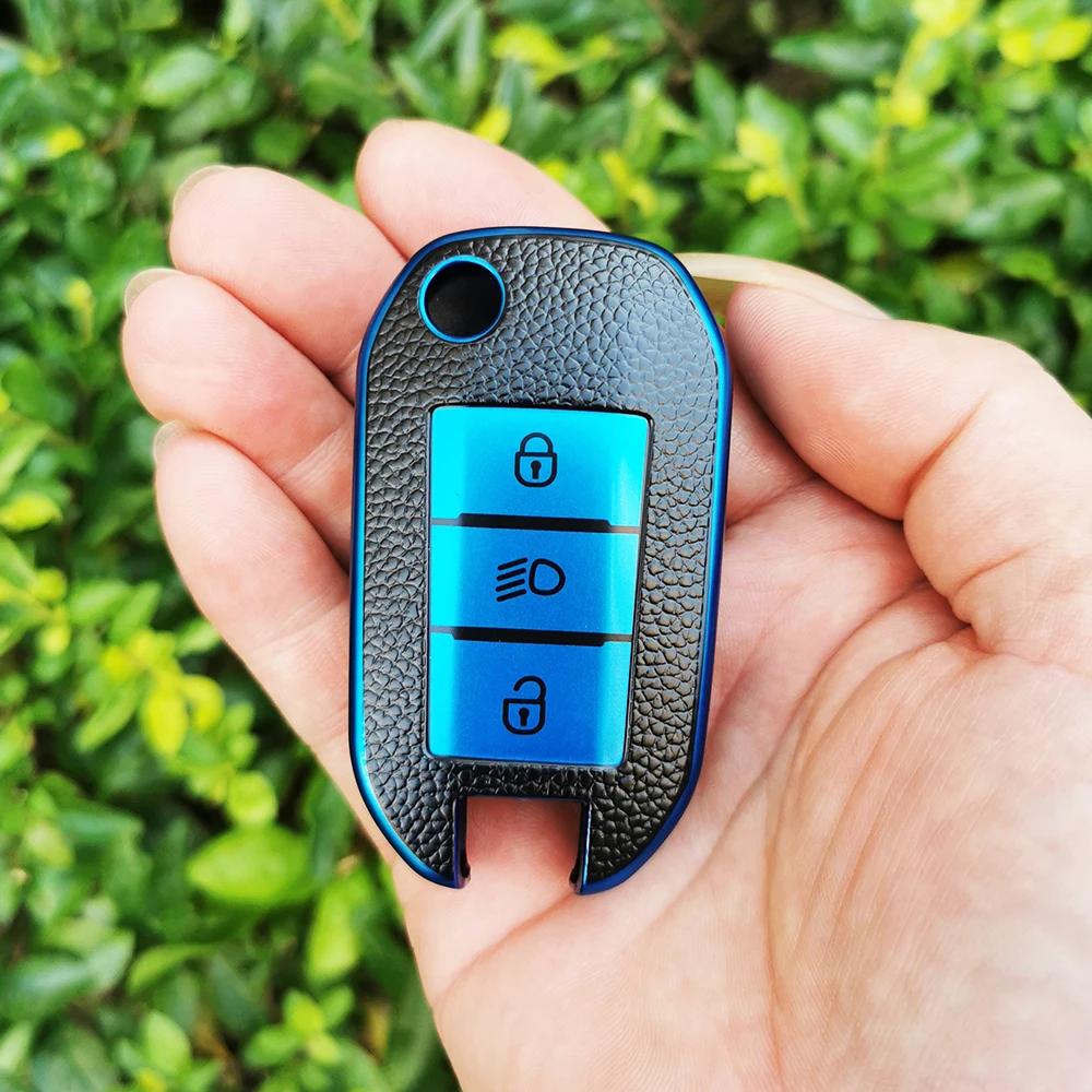 

Tpu Car Remote Flip Key Case Cover Shell Fob For Peugeot 208 308 408 508 2008 3008 4008 5008 For Citroen C3 C4 Cactus C6 C8