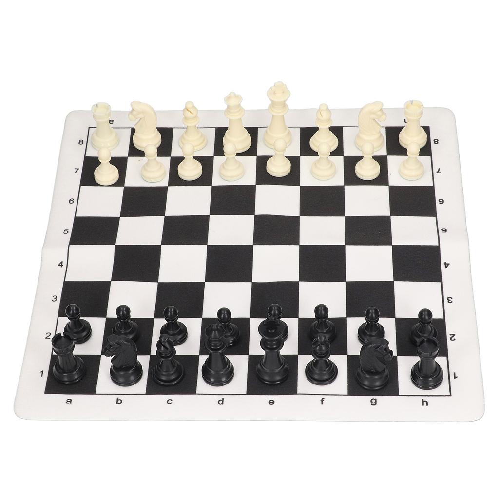 Chess Set Plastic International Chess Set Black And White Checkerboard Set With A Storage Bag