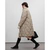 Demana Women's Mid-Length 90% Duck Down Stand Collar Quilted Jacket