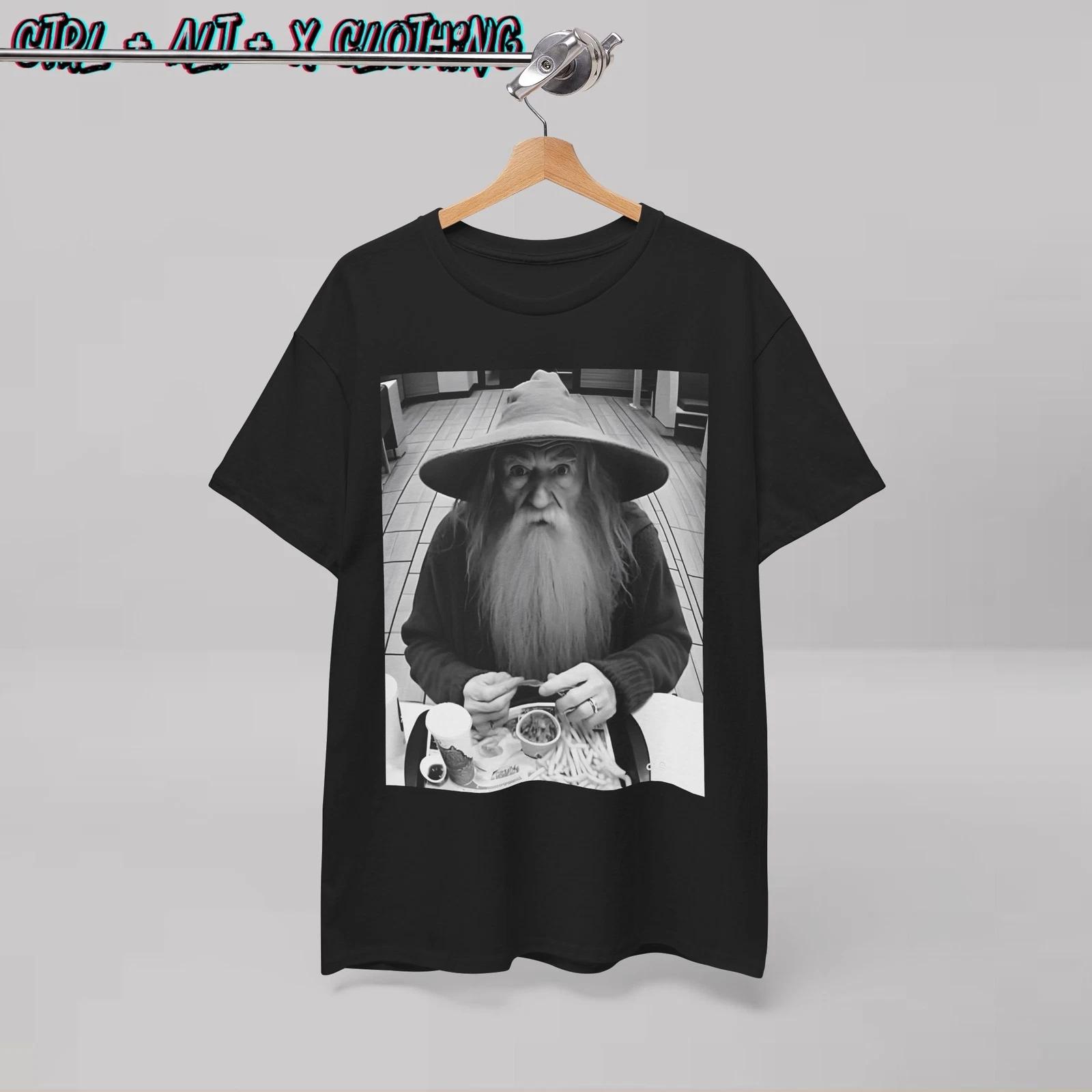 

Fantasy Foodie Tee, Lotr Shirt, Gandalf Fan Gift, Middle Earth Apparel, Funny S