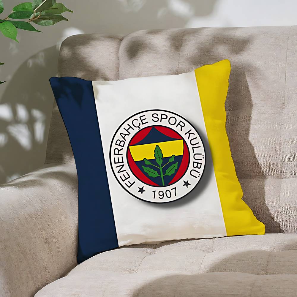 ClubHTurkeySFenerbahceE Cool Customizable Square Pillowcases Stylish And Soft Perfect For Beds Cars And Sofas