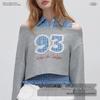 UNIFREE Sweet Cool Casual Two-Piece Vest & Sweatshirt Set