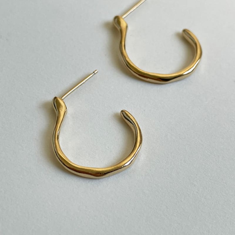 Eveningbell [silver925] Böljande örhängen (guld-)