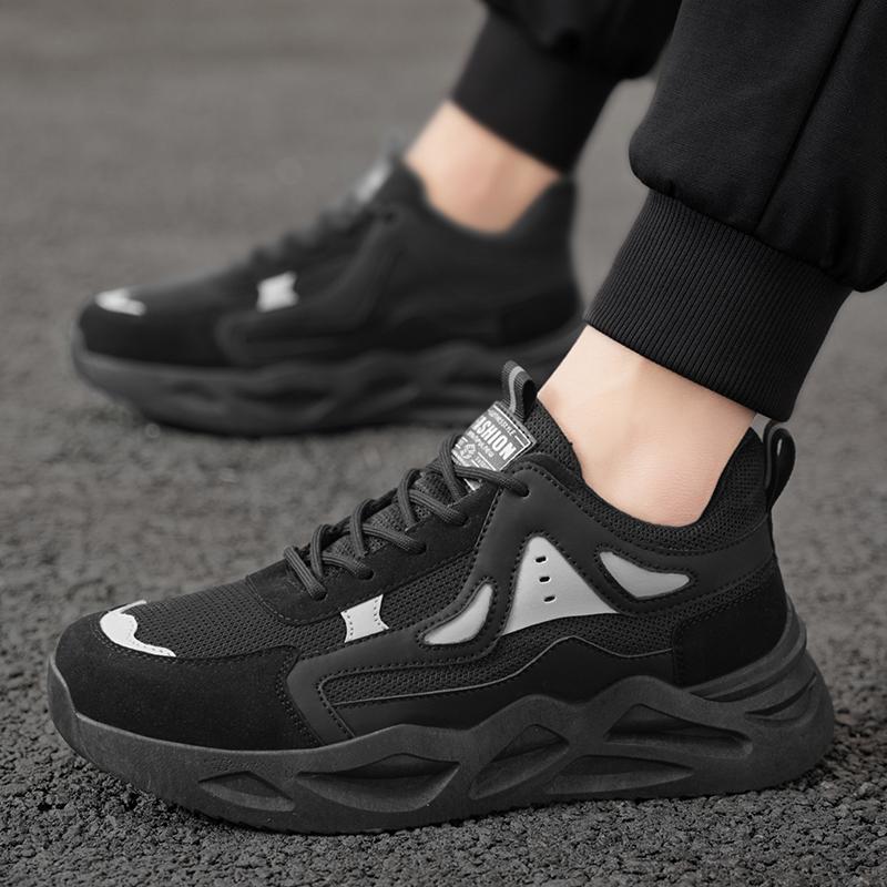 Fashion Trendy Men's Sneaker Shoes Breathable Summer Thick Soled Outdoor Wear-resistant Comfortable Jogging Platform Casual Shoes