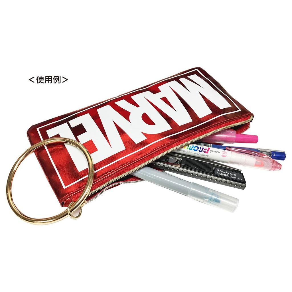 Marvel Flat Pouch Metallic with MARVEL Logo SPAP801