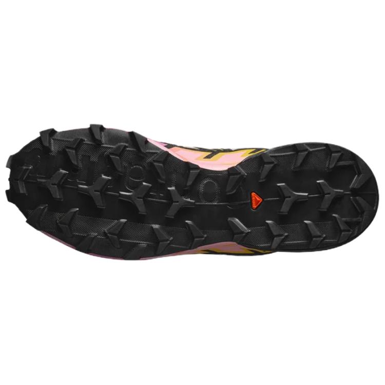 Salomon Speedcross 6 Versatile Comfortable Running Shoes Women Sneakers Black Brown Pink 479808