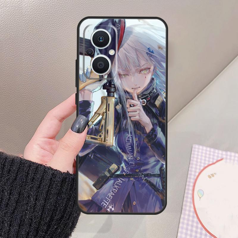 Girls Frontline Game Funda For OPPO Reno 14 10 11 12 13 Pro 12F 11F 13F 14F 7 8 Lite OPPO Find X9 X8 X6 Pro Case