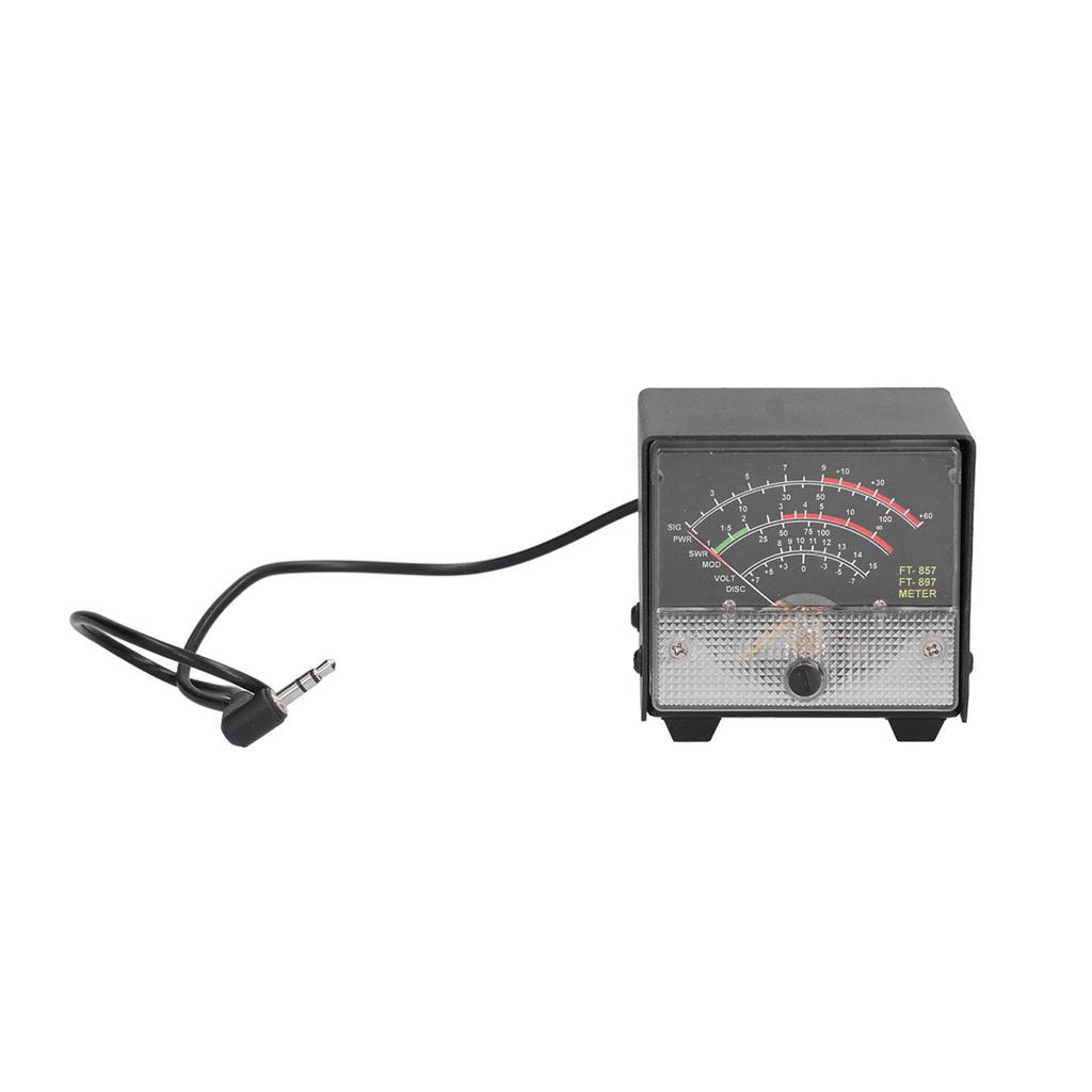 SWR Power Meter External S Receive Display Electronic Component Metal Case Cover FT?857 FT?897Black