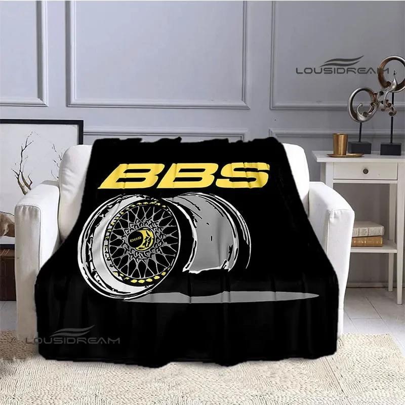 BBS Racer Printed Blanket Fashion Home Decor Flannel Soft and Comfortable Blanket Home Travel Essentials for Birthday Gift