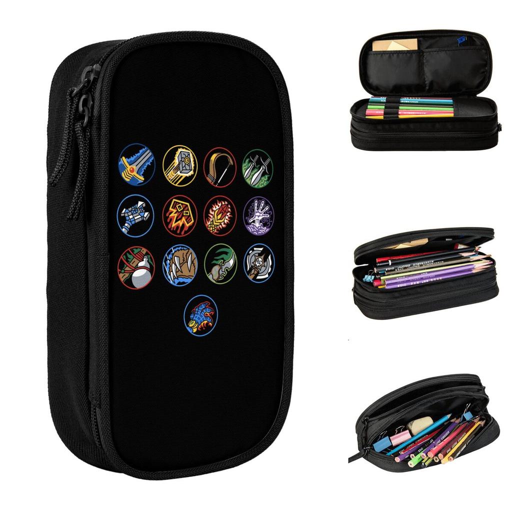 Warcrafted Game Pencil Case Classic Pen Bags Student Big Capacity School Supplies Zipper Pencilcases