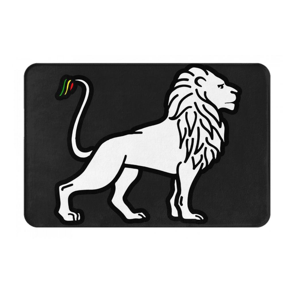 Leeuw van Juda Rasta Jamaicaans Reggae Antislip Deurmat Vloermat Duurzaam Tapijt Vloerkleed voor Keuken Entree Huis Balkon Voetmat Mat
