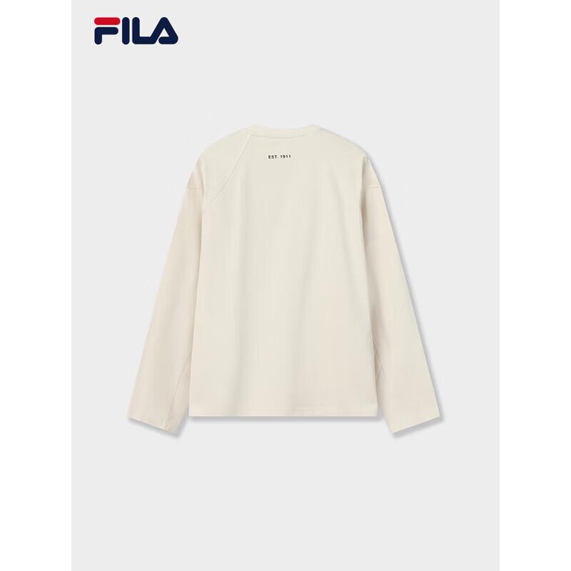 FILA Men's Casual Pure Cotton Long-Sleeve T-Shirt