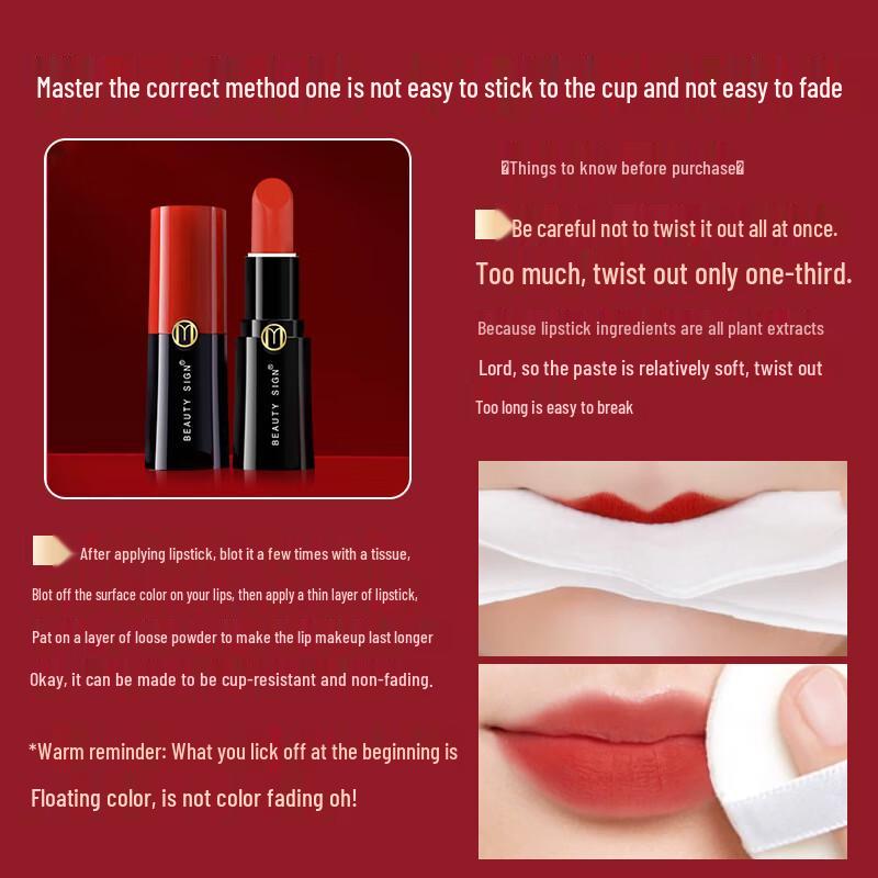 Mei Ren Fu Matte Velvet Lipstick